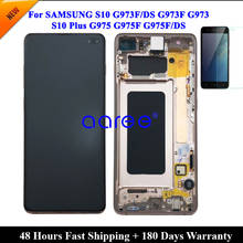 Super AMOMLED LCD  For Samsung S10 PLUS LCD G9750 LCD For Samsung S10 Plus G9750  LCD Screen Touch Digitizer Assembly 2024 - buy cheap