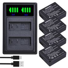 Batería de DMW-BLG10 + cargador Dual LED tipo C, 1500mAh, DMW-BLE9, DMW, BLG10, BLE9E, para Panasonic LUMIX GF5, GF6, GX7, LX100, GX80, GX85, 4 Uds. 2024 - compra barato