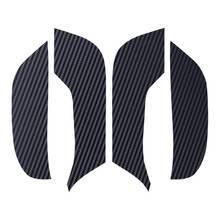 4Pcs Door Anti-Kick Mat Leather Carbon Fiber Protector Pad Automobiles Door For Tesla Model 3 2024 - buy cheap