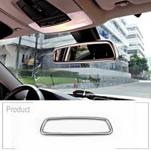 ABS Chrome Car Interior Rear View Mirror Frame Trim For Land Rover Discovery 4 For Range Rover Sport For Range Rover Evoque 2024 - buy cheap