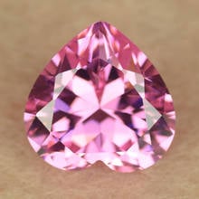 Sale 2*2~15*15mm 5A Pink Color Synthetic Cubic Zirconia Gems Heart Shape Cut Loose CZ Lab Crystal Red Zircon Stone For Jewelry 2024 - buy cheap