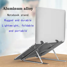 Soporte para portátil de 6 alturas, ajustable, de aluminio, para escritorio, refrigeración, plegable, Ultra, para MacBook de hasta 17 pulgadas 2024 - compra barato