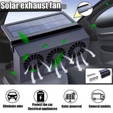 Solar USB Dual Charging Auto Car Air Cooling Fan Defroster Demister Car Exhaust Fan Air Circulation Ventilation Fan Air Cooler 2024 - buy cheap