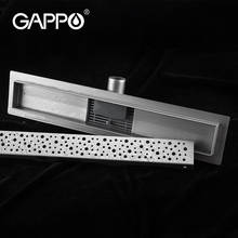 GAPPO  bathroom floor drain stainless steel Long 70*500mm strainer bathroom sink drain bathroom drain overflow drain cover 2024 - buy cheap