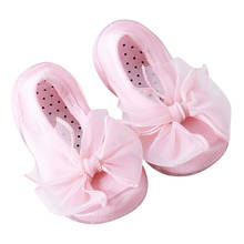 Zapatos de goma con suela blanda de conejo para recién nacidos, medias antideslizantes para primeros pasos, a la moda, # p4 2024 - compra barato