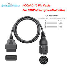 OBD2 For BMW Motorcycles Motobikes ICOM D 10 Pin Cable ICOM-D OBD 2 Car Diagnostic Auto Tool ODB2 Scanner Extension cable 2024 - buy cheap