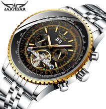 Jaragar relógio de pulso masculino luxuoso, relógio militar esportivo automático de marca superior para homens, relógio mecânico de turbilhão 2024 - compre barato