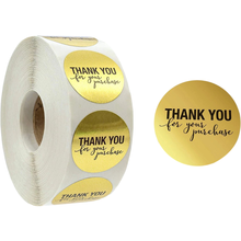 500pcs/roll Thank You Labels for Baking Wedding Decoration Lovely Heart Thank You Stickers Gold 2024 - buy cheap