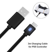 3 Meters Charging Cable for Sony Playstation5 for PS5 Controller for Nintendo Switch Pro USB Type-C Gamepad Charger Accessories 2024 - buy cheap