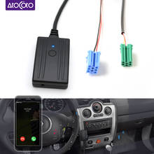Kit de manos libres con Bluetooth para coche, MINI adaptador de Cable de enchufe ISO de 8 + 6 pines para Renault Updatelist, Radio estéreo con entrada AUX 2024 - compra barato