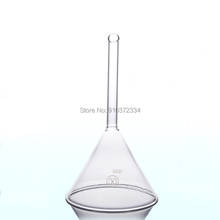 1Pc 90mm Lab Triangle Glass funnel Thicked Borosilicate Glass Funnel Laboratory Chemistry Educational Stationery 2024 - buy cheap
