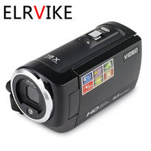 ELRVIKE-cámara Digital 2021 HD 1080P, videocámara de vídeo HDV, 16MP, Zoom 16X, Sensor COMS de 270 grados, pantalla TFT LCD de 2,7 pulgadas 2024 - compra barato