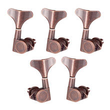 Guitar String Buttons Tuners Acoustic Electric Guitar Parts 1L4R Red Bronze 2024 - buy cheap