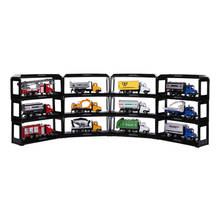 Black Plastic Display Shelf Toy Model Car Protection Show Storage Case DIY Kits 2024 - buy cheap