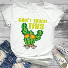 Hug Plants Cactus Print Women Graphic tshirt  Fashion Tops Tumblr Tshirts T Clothes Shirt Womens Ladies Graphic Female Tee Tops 2024 - buy cheap