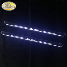 SNCN Car LED Door Sill For Audi Q5 8R FY 2008 - 2018 2019 Ultra-thin Acrylic Dynamic LED Welcome Light Scuff Plate Pedal 2024 - buy cheap