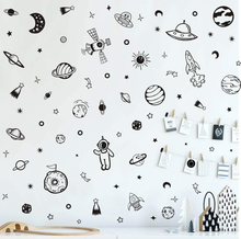 Large 79pcs Solar System Planet Wall Sticker For Kids Room Classroom Decoration Minimalist Planets Stars Vinyl Decal C291 2024 - buy cheap