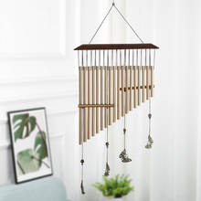 Nordic Decor Style Butterfly Harp Aluminum Pipe Wind Chimes Gift Home Decoration Metal Beautiful Sound Dream Catcher Ornaments 2024 - buy cheap