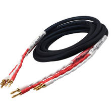 Одна пара Xangsane 2x4mm ² бескислородная медь (OFC) Аудио Акустический кабель Hi-Fi high-end усилитель Акустический кабель 2024 - купить недорого