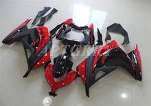 Kit de carenado para motocicleta, carcasa de plástico ABS para Kawasaki Ninja 300, EX300, 2013, 2014, 2015, 2016, 2017, rojo y negro, nuevo 2024 - compra barato