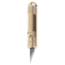 1 Uds pequeño cortador retráctil al aire libre Mini cuchillo de utilidad papel cortador llavero herramienta 2024 - compra barato