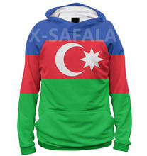 Azerbaijan Soviet Union Moon 3D All Over Printed Hoodie Man Women Harajuku Outwear Zipper Pullover Sweatshirt Casual Tracksuit 2024 - buy cheap