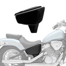 Capa lateral para bateria de motocicleta, honda shadow vlx600, vt600c, vt600cd, deluxe 1999-2007, 00, 01, 02, 03, 04, 05, 06 2024 - compre barato