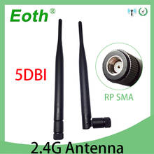 2.4GHz wifi antenn 5dBi Aerial RP-SMA Connector antena 2.4G antenne wi fi antenas wi-fi antennas Wireless Router Wifi Booster 2024 - buy cheap