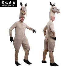Коричневый Альпака ламы Alpacos Yamma костюм талисмана верблюд взрослый костюм персонажа из мультфильма Косплэй нарядное платье на Хэллоуин вечерние комбинезоны 2024 - купить недорого