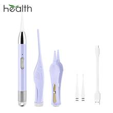 ear cleaner LED Light Ear Pick USB Rechargeable Ear Wax Removal Nose Clean Clip Baby Adults Ear Nose Clean Tweezers Remover Set 2024 - buy cheap