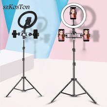 33cm Selfie LED Ring Light with Tripod Stand 3 Phone Holder Clip Photo Studio Photography Lighting For Youtube VK Live Video 2024 - buy cheap