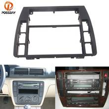 POSSBAY ABS Fiber Car Console Frame Stickers  For Volkswagen Passat B5 2001-2005 Center Control Panel AC CD Covers Car Styling 2024 - buy cheap