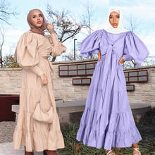 Abaya dubai turquia muçulmano vestido de moda islam roupas vestidos abayas para mulher robe de soiree vetement femme musulman de modo 2024 - compre barato