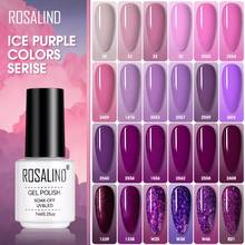 ROSALIND Nail Polish Ice purple Serise Nail Art All for Manicure Need UV LED Base Top coat Primer Gel Varnish hybrid Gel polish 2024 - купить недорого