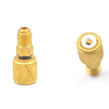 Brass Air Conditioners Adapters R410a Adapter Fitting 1/4" Male to 5/16" SAE Female Charging Hose to Vacuum Pump 2024 - buy cheap