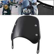Motocycle 5-7 Inch Round Headlight Wind Deflector Windscreen Fits For YAMAHA XJ 400 SUZUKI VX 800 / SV 650 / GS 500E / GSF 600N 2024 - buy cheap