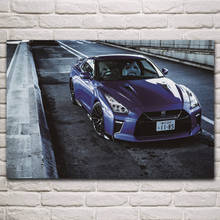 Esporte carro gtr r35 50th aniversário edição do veículo obras de arte cartazes na parede imagem casa sala estar decoração km177 2024 - compre barato