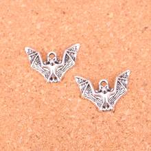 86Pcs flying bat vampire halloween Charms Pendant For DIY Necklace Bracelet Jewelry Making DIY Handmade 17*23mm 2024 - buy cheap