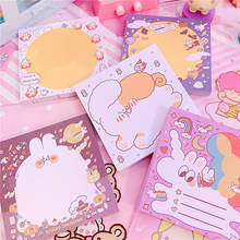 80 Sheets Kawaii Bread Rabbit Memo Pad School Planner DIY Notepad Paper Sticky Notes Escolar Papelaria Kids Gift 2024 - buy cheap