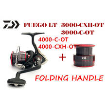 Buy original DAIWA FUEGO LT 3000-C-OT 3000-CXH-OT 4000-C-OT 4000-CXH-OT  folding handle spinning fishing reel with extra spool in the online store  WEST DOOR FISHING TACKLE STORE at a price of 102.99 usd