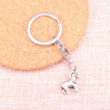 20pcs goat ram Keychain 23*19mm Pendants Car Key Chain Ring Holder Keyring Souvenir Jewelry Gift 2024 - buy cheap