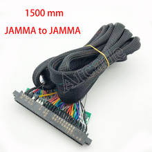 Jamma-Cable alargado de 28 Pines, 160cm, LCD, mazo de cables, para máquina de juegos de lucha, 2 jugadores, batalla/tablero de Arcade 2024 - compra barato