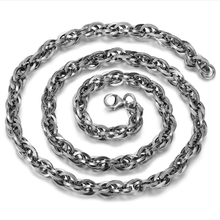 6.5mm Thick Solid Silver Twist Chain Necklace S925 Sterling Silver Heavy Trendy Twisted Necklace Men Women Jewelry Gift 2024 - buy cheap