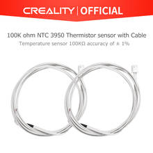 CREALITY 3D Printer Parts 2Pcs/Lot 5V 100K ohm NTC 3950 Extruder Thermistor With Cable For Printer 2024 - buy cheap