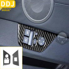 Botões de elevação da porta do carro, de fibra de carbono, acessórios para bmw z series z4 e85 e86 2003-2008 roadster 2024 - compre barato