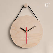 Minimalist wall clock nordic style living room wall clock home fashion clock creative personality Nordic American wall watch 2024 - buy cheap