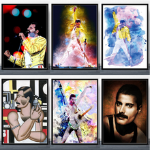 Abstract Hot Freddie Mercury Rock Music Oil on Canvas Painting Wall Art Posters and Prints Wall Art Pictures for Living Room 2024 - buy cheap