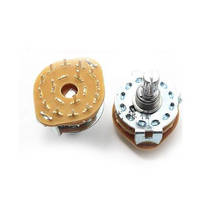 10PCS/Lot RS25 3P4T Band Switch Channel Rotary 3 Pole 4 Position 20mm 3*4 gear 2024 - buy cheap
