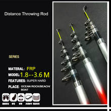 1.8M 2.4M 2.4M 2.7M 3.0M 3.6M Portable Telescopic Fishing Rod Glass Fiber Fishing Pole Travel Sea Fishing Spinning Rod Dist 2024 - buy cheap