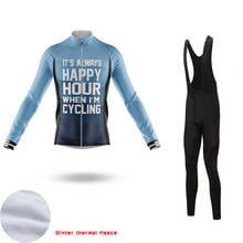 SPTGRVO LairschDan 2020 winter cycling jersey thermal women set long racing bike outfit men cycling equipment bicycle clothing 2024 - buy cheap